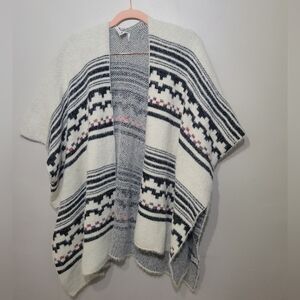 Faux mohair sweater / shawl